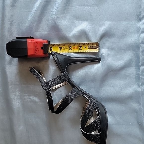 EUC blacks sparkly heels sz 10 Fiona Night - Picture 6 of 6